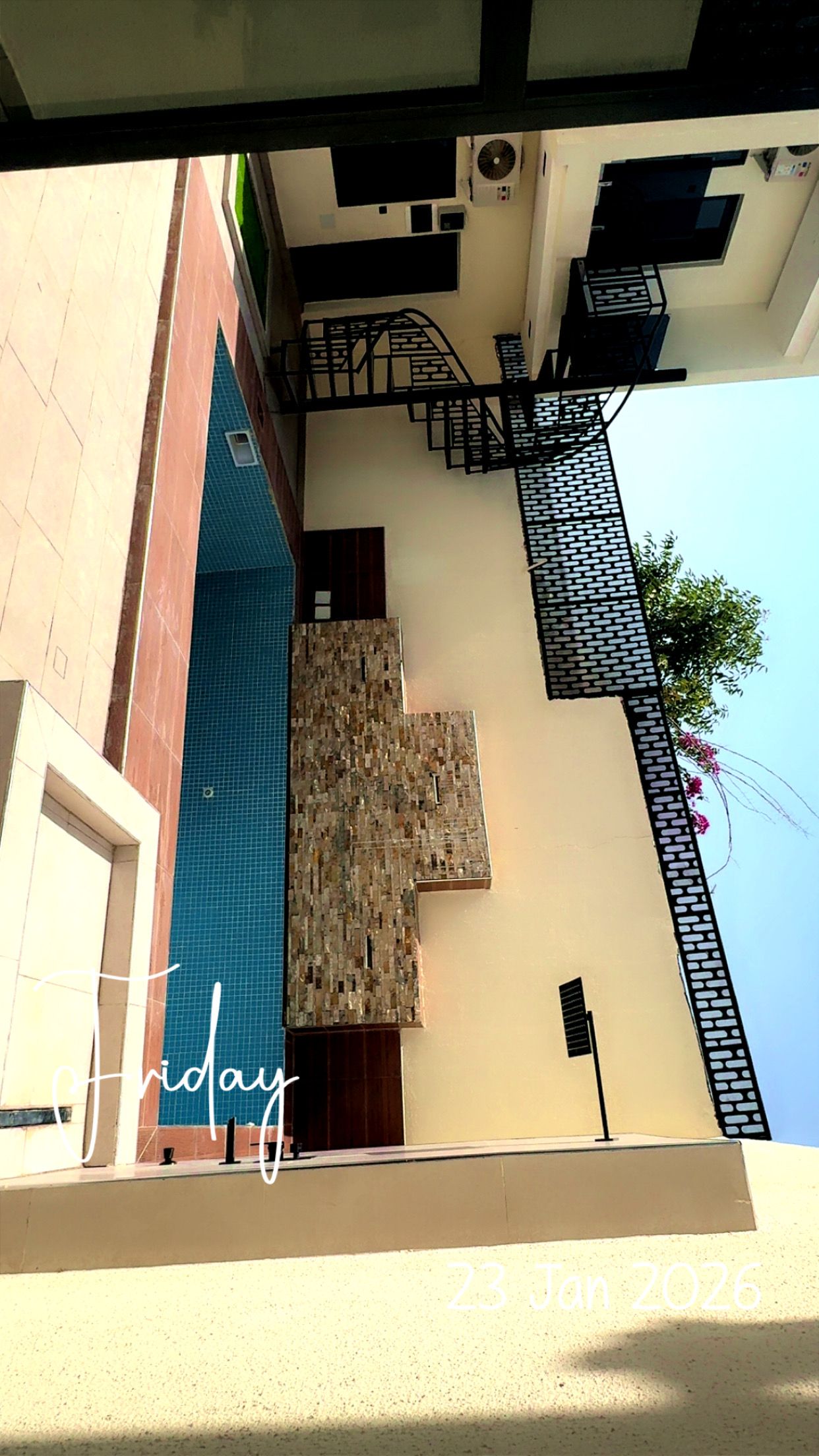 Pool construction project featured on TikTok